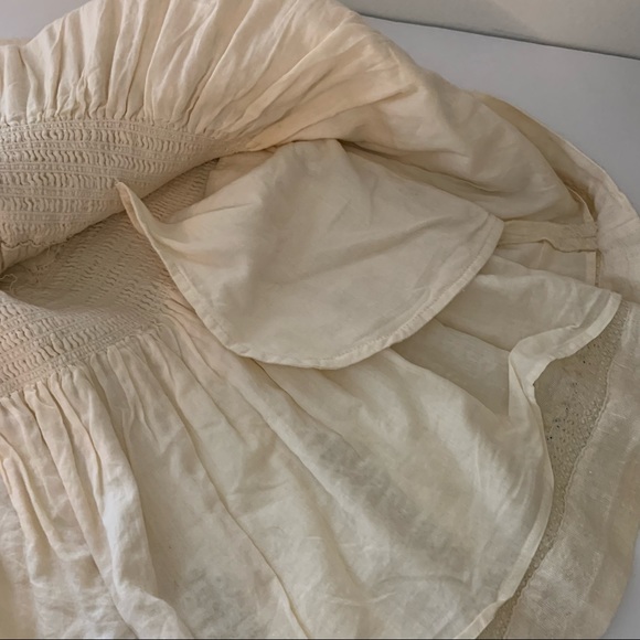 Isabel Marant Étoile Ecru Cotton Alea Embroidered Studded Mini Skirt, 44 - Picture 13 of 16